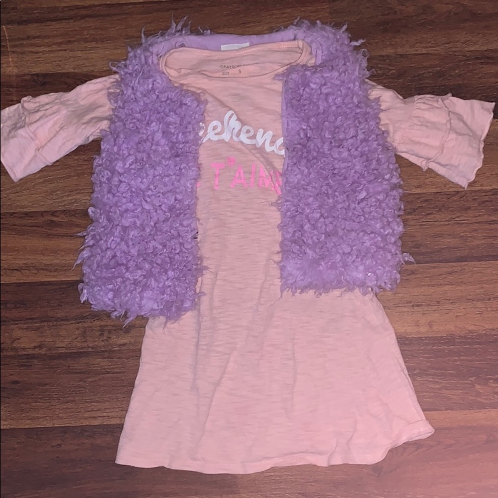 GRAYSON SOCIAL PINK WEEKEND DRESS S